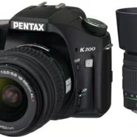【中古】 PENTAX デジタル一眼レフカメラ K200D ダブルズームキット