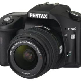 【中古】 Pentax デジタル一眼レフカメラ K200D レンズキット (K200D+DA18-55II)