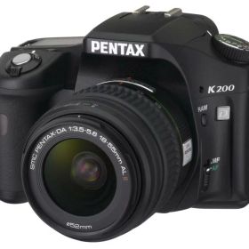 【中古】Pentax デジタル一眼レフカメラ K200D レンズキット (K200D+DA18-55II)当店保証30日間 人気モデル 高画質 売れ筋
