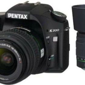 【中古】PENTAX デジタル一眼レフカメラ K200D ダブルズームキット当店保証30日間 人気モデル 高画質 売れ筋