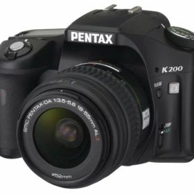 【中古】Pentax デジタル一眼レフカメラ K200D レンズキット (K200D+DA18-55II)