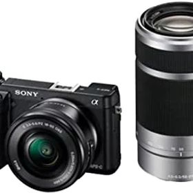 【中古】ソニー SONY ミラーレス一眼 α NEX-6 ダブルズームレンズキット E PZ 16-50mm F3.5-5.6 OSS + E 55-210mm F4.5-6.3 OSS付属 NEX-6Y/B
