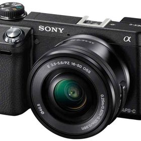 【中古】SONY ミラーレス一眼カメラ α NEX-6ズームレンズキット ブラック NEX-6L/B当店保証30日間 人気モデル 高画質 売れ筋