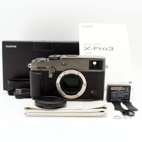 シャッター数3343枚【新品級】FUJIFILM X-Pro3 DR ブラック(ミラーレス一眼)