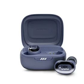 【中古】 JBL LIVE FREE 2 ワイヤレスイヤホン bluetooth マルチポイント/ハイブリッド ノイズキャンセリング/IPX5/ワイヤレス充電対応/ブルー/ JBLLIVEFREE2TWSBLU
