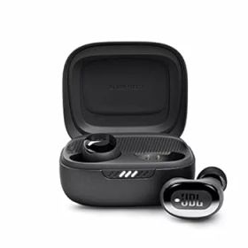【中古】［非常に良い］JBL LIVE FREE 2 ワイヤレスイヤホン bluetooth マルチポイント/ハイブリッド ノイズキャンセリング/IPX5/ワイヤレス充電対応/ブラック/ JBLLIVE