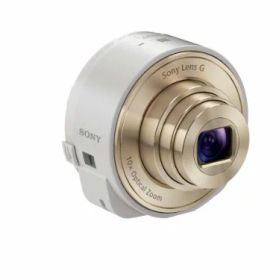 【中古】(非常に良い)SONY デジタルカメラ Cyber-shot レンズスタイルカメラ QX10 ホワイト DSC-QX10-W