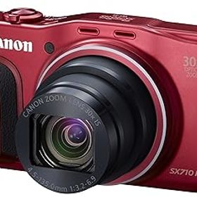 【中古】Canon デジタルカメラ PowerShot SX710 HS レッド 光学30倍ズーム PSSX710HSRE