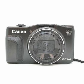 【全品ポイント10倍！要エントリー】【期間限定セール】キヤノン Canon コンパクトデジタルカメラ ブラック PowerShot SX710 HS 【中古】