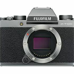 【中古】FUJIFILM ミラーレス一眼 X-T100ダークシルバー X-T100-DS