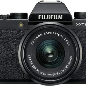 【中古】 富士フイルム(FUJIFILM) ミラーレス一眼 X-T100レンズキット ブラック X-T100LK-B