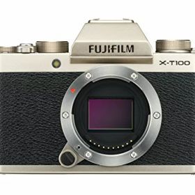 【中古】FUJIFILM ミラーレス一眼 X-T100シャンパンゴールド X-T100-G