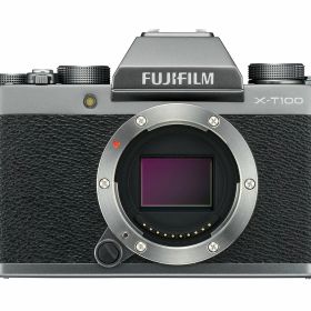 【中古】【非常に良い】FUJIFILM ミラーレス一眼 X-T100ダークシルバー X-T100-DS
