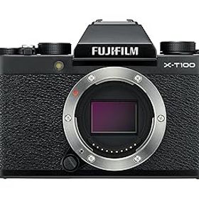 【中古】［非常に良い］FUJIFILM ミラーレス一眼 カメラ X-T100ブラック X-T100-B