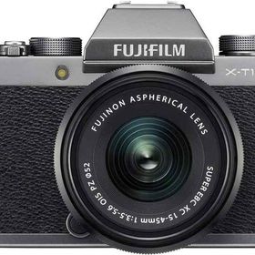 【中古】 富士フイルム(FUJIFILM) ミラーレス一眼 X-T100レンズキット ダークシルバー X-T100LK-DS 当店保証30日間 人気 ミラーレス 一眼レフ 交換レンズ カメラ