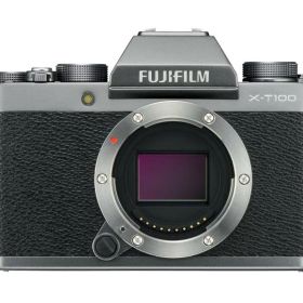【中古】FUJIFILM ミラーレス一眼 X-T100ダークシルバー X-T100-DS シルバー カメラ 中古 人気 おすすめ 高画質