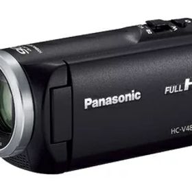 【中古】 パナソニック HDビデオカメラ V480MS 32GB 高倍率90倍ズーム ブラック HC-V480MS-K