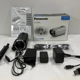 【中古品】パナソニック HDビデオカメラ V480MS 32GB 高倍率90倍ズーム ブラック HC-V480MS-K