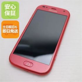 新品同様 F-42A らくらくスマートフォン ピンク 即日発送 スマホ 白ロム 富士通 土日祝発送OK 09000