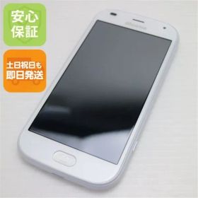 新品同様 F-42A らくらくスマートフォン ホワイト 即日発送 スマホ 白ロム 富士通 土日祝発送OK 09000