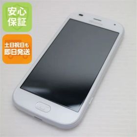 新品同様 F-42A らくらくスマートフォン ホワイト 即日発送 スマホ 白ロム 富士通 土日祝発送OK 08000