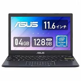 【中古】ASUS ノートPC 11.6型 ワイドTFTカラー液晶 DDR4-2933 4GB/eMMC 128GB/Wins 11 Home(Sモード)64ビット ピーコックブルー E210KA-GJ01BWS
