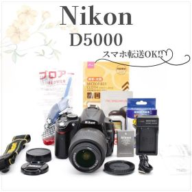 高画質✨ニコン D5000✨シングルレンズ✨初心者◎ 可動式モニター 一眼レフ