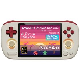 AYANEO AYAPKAM-G90-364WR レトロホワイト Pocket Air Mini [Androidゲーム機 (RAM3GB・ストレージ64GB)]