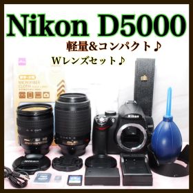 入門モデル✨Nikon D5000✨ダブルレンズ✨一眼レフ✨ニコン