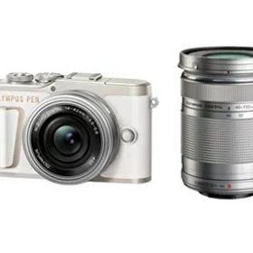 【中古】 OLYMPUS ミラーレス一眼カメラ PEN E-PL10 EZダブルズームキット ホワイト