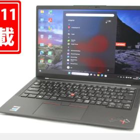 充放電回数60回 良品 フルHD対応WUXGA 14インチ Lenovo ThinkPad X1 Carbon Gen10 Windows11 10コア 卓越性能 第12世代Core i5-1235U 8GB 爆速NVMe式256GB-SSD カメラ 無線Wi-Fi6 Office付き 【中古ノートパソコン 中古パソコン 中古PC】送料無料 （Windows10対応可能 ）