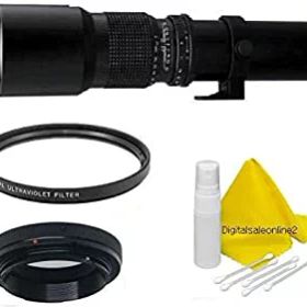 【中古-非常に良い】 Bower 500mm望遠レンズfor PENTAX K1000 K2000 K200d k-500 K100d K 50K 30K-20d K-7 K-5 K-5II K-5IIs K-3II K