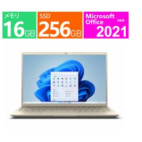 新品 富士通 ノートパソコン 14 型(インチ) FMV LIFEBOOK MH55/J1 FMVM55J1G [ベージュゴールド] AMD Ryzen 5 7520U 2.8GHz/4コア メモリ：16GB SSD：256GB Windows 11 Home Office付き