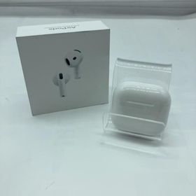 アップル(Apple)の【中古】Apple AirPods 4 MXP93J/A A3059 ワイヤレスイヤホン ノイズキャンセリング対応 2024年[19][240015265846](ヘッドフォン/イヤフォン)