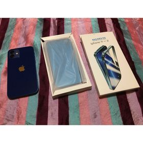 アップル(Apple)のApple iPhone12 128GB Blue SIMフリー ケース 付属(スマートフォン本体)