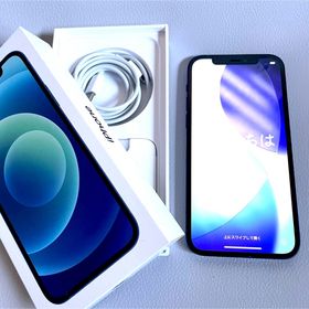 アイフォーン(iPhone)のApple iPhone12 128GB ブルー SIMフリー 初期化済み 美品(スマートフォン本体)