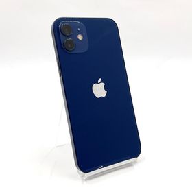 アップル(Apple)の【全額返金保証】【最速発送】Apple iPhone iPhone 12 256GB ブルー Softbank 動作確認済(スマートフォン本体)