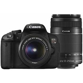【中古】（非常に良い）Canon デジタル一眼レフカメラ EOS Kiss X6i ダブルズームキット EF-S18-55ｍｍ/EF-S55-250ｍｍ付属 KISSX6i-WKIT(デジタル一眼)