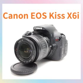 ⭐️Wi-Fi転送⭐️Canon EOS Kiss X6iシングルレンズセット