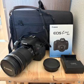 Canon EOS Kiss X6i 美品 バッグ付き 万能ズーム 一眼レフ