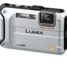 【中古】パナソニック デジタルカメラ LUMIX FT3 プレシャスシルバー DMC-FT3-S