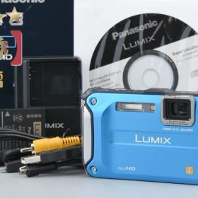 【中古】Panasonic パナソニック LUMIX DMC-FT3 ブルー コンパクトデジタルカメラ 元箱付き