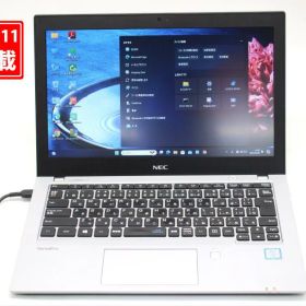 送料無料 あす楽対応 即日発送 訳有 返品不可 12.5インチ NEC VersaPro VKM17B-4 Windows11 高性能 八世代Core i5-8350u 8GB 爆速NVMe式256GB-SSD カメラ 無線 Office付 Win11【ノートパソコン 中古パソコン 中古PC】（Windows10も対応可能 Win10）