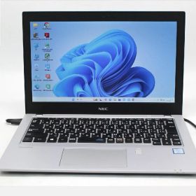 訳有 12.5インチ NEC VersaPro VKM17B-4 Windows11 高性能 第8世代Core i5-8350U 8GB 爆速NVMe式256GB-SSD カメラ 無線 Office付き Win11【中古ノートパソコン 中古パソコン 中古PC】送料無料 あす楽対応 即日発送（Windows10も対応可能 Win10）