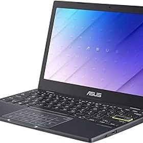 【中古】ASUS ノートパソコン11.6インチ E210MA (Celeron N4020 ／ 4GB, 64GB ／ 約1.08kg ／ Webカメラ ／ ピーコックブルー ／ Windows 10 Home (S モ