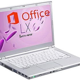 【中古】【豪華特典進呈】【Microsoft Office 2019＆Win 10搭載】軽量型Panasonic Let's note CF-LX6 ★第7世代Core i5-7300U@2.6GHz／8GBメモリ／SSD 256GB／14インチFHD／Webカメラ (SSD 256GB)