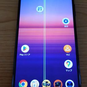 画面に線あり SONY Xperia 5Ⅱ SO-52A 5G black