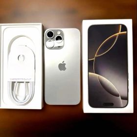 iPhone 16 Pro Max 1TB ナチュラル チタニウム ケーブル付き