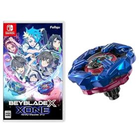 ベイブレードエックス XONE Switch ベイブレードエックス ゾーン 【メーカー特典】 シノビナイフ 4-60LF メタルコート:ブルー 同梱