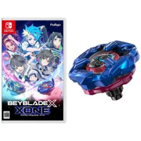フリュー Nintendo Switchソフト ベイブレードエックス XONE (ベイブレードエックス ゾーン) 【メーカー特典】「シノビナイフ4-60LF メタルコート:ブルー」 同梱 ゲームソフト ニンテンドー スイッチ ベイブレードX 男の子 女の子 ギフト プレゼント